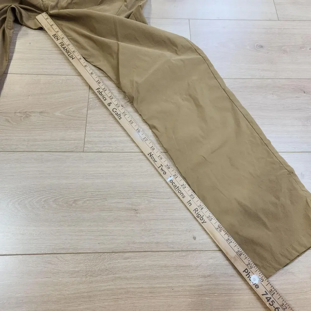 The North Face Sprag Pants Mens 32x30 Beige Nylon Stretch Hiking Outdoor Khakis